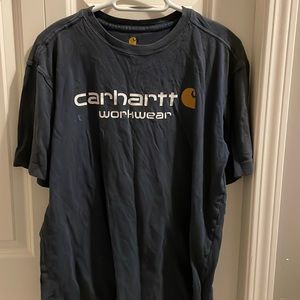 brand is carhartt, size is large, colour is blue
